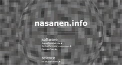 Desktop Screenshot of nasanen.info